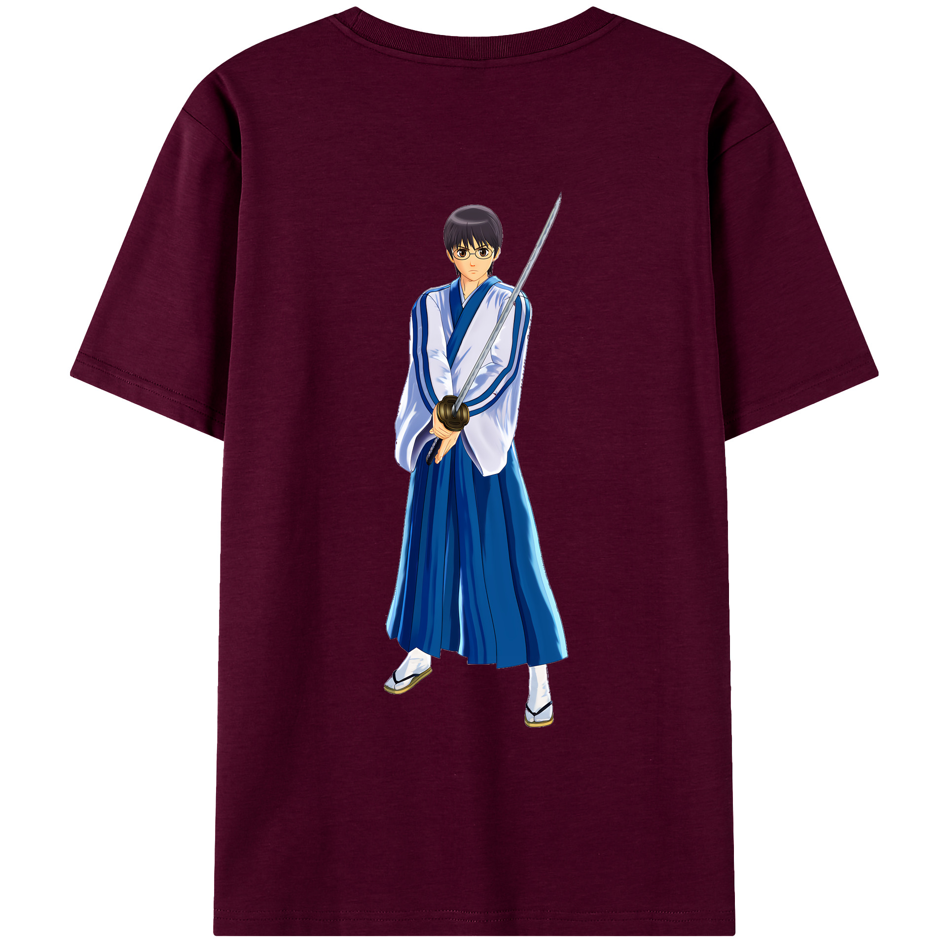 （画像用） ぎんたま 坂田銀時（さかたぎんとき） 神楽 志村新八（しむら しんぱち） GINTAMA Sakata Gintoki Kagura Shimura Shinpachi レディース半袖Tシャツ(バックプリント)